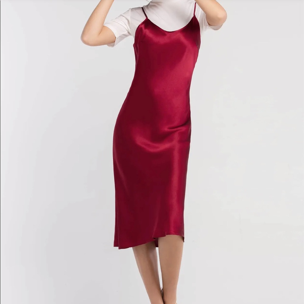 Lily silk cami dress